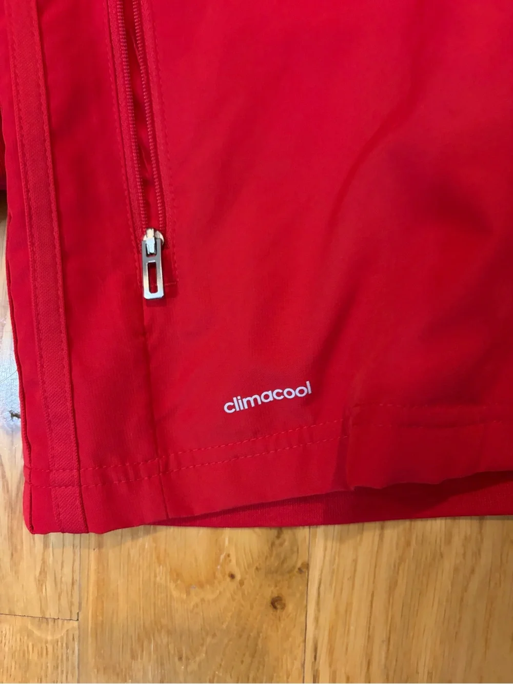 Adidas New York Red Bulls MLS Track Jacket Sz L ClimaCool